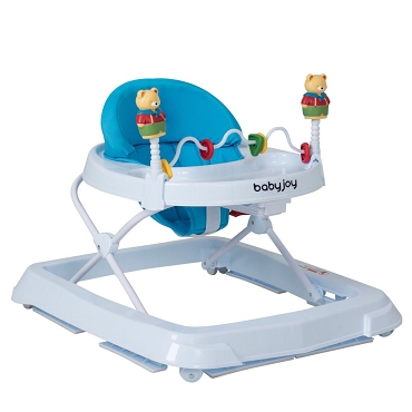Adjustable Height Removable Folding Portable Baby Walker 